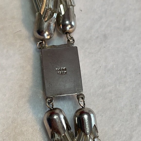 Vintage Italy torsade beaded necklace with Sphinx sterling clasp 30” - Picture 6 of 10